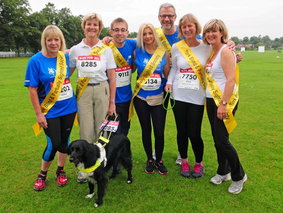 The team from York Blind and Partially Sighted Society Picture: Anthony Chappell-Ross