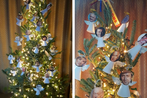Lost celebrities of 2016 turned into York Christmas tree tribute