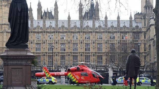 London terror attack: Shots heard outside Houses of Parliament, Policeman stabbed, Woman dies - York MPs inside building