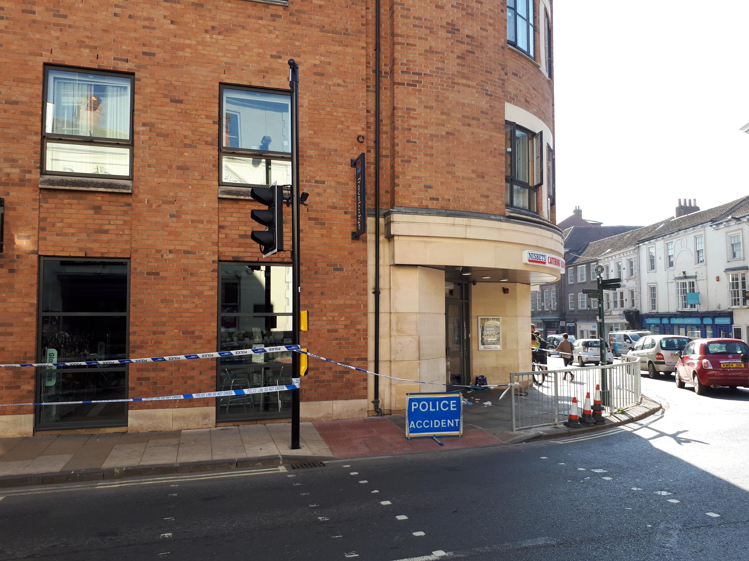 UPDATED: Man in critical condition after being found in York street - Police cordon outside York shop