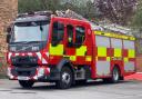 North Yorkshire Fire and Rescue Service said a crew from Scarborough attended the fire near Northway