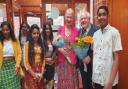 The Lord Mayor and Mayoress of York during the Sri Lankan new year celebrations at Strensall and Townthorpe Village Hall
