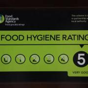 Bar Hashery received a food hygiene rating of five at its recent reinspection