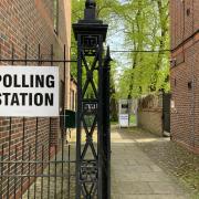 A polling station off Walmgate