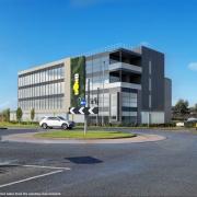 Artists impression of the planned new building
