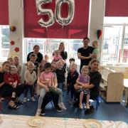 Staff and students celebrate as Rainbow Playgroup turns 50