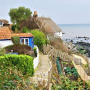 Runswick Bay is a former fishing village 'whose red pantile-roofed cottages tumble gently down the cliffside'