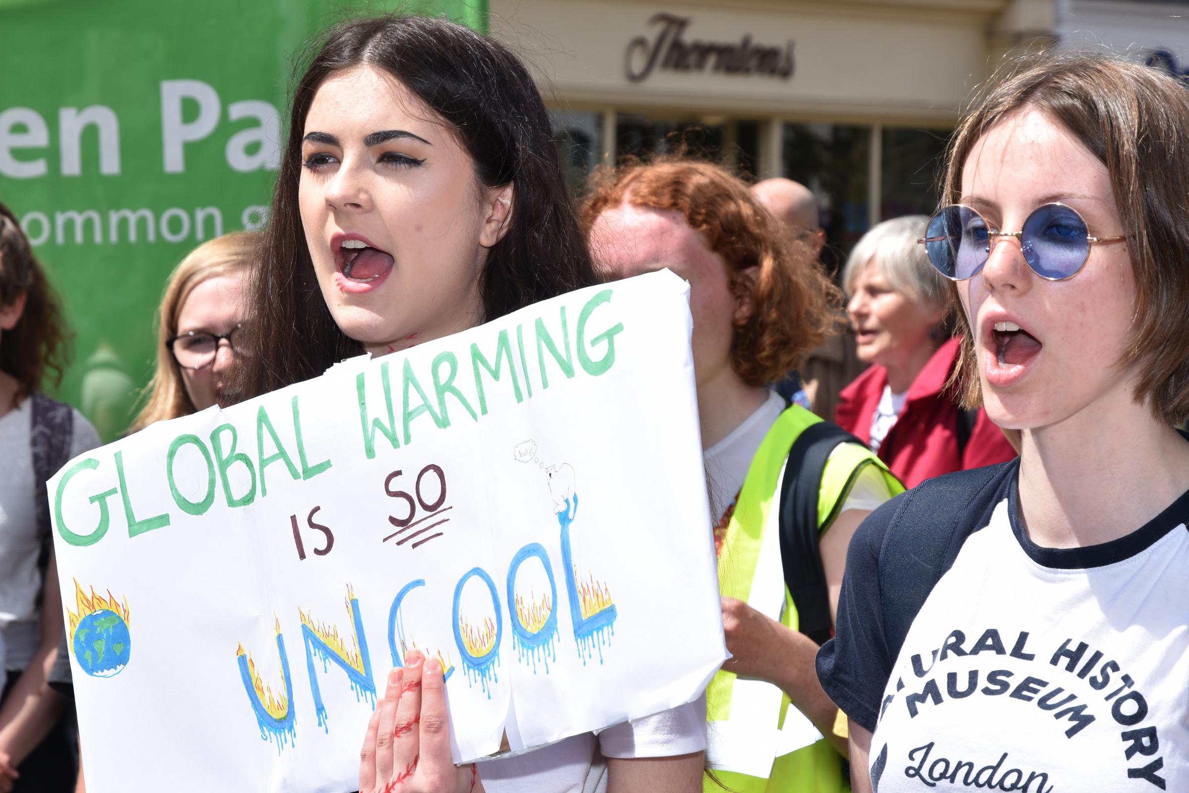 Campaigners take action over climate