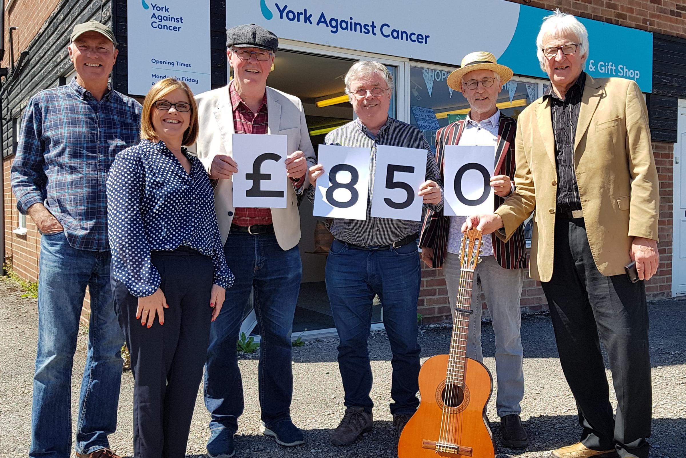 Music night raises £850 for York Against Cancer