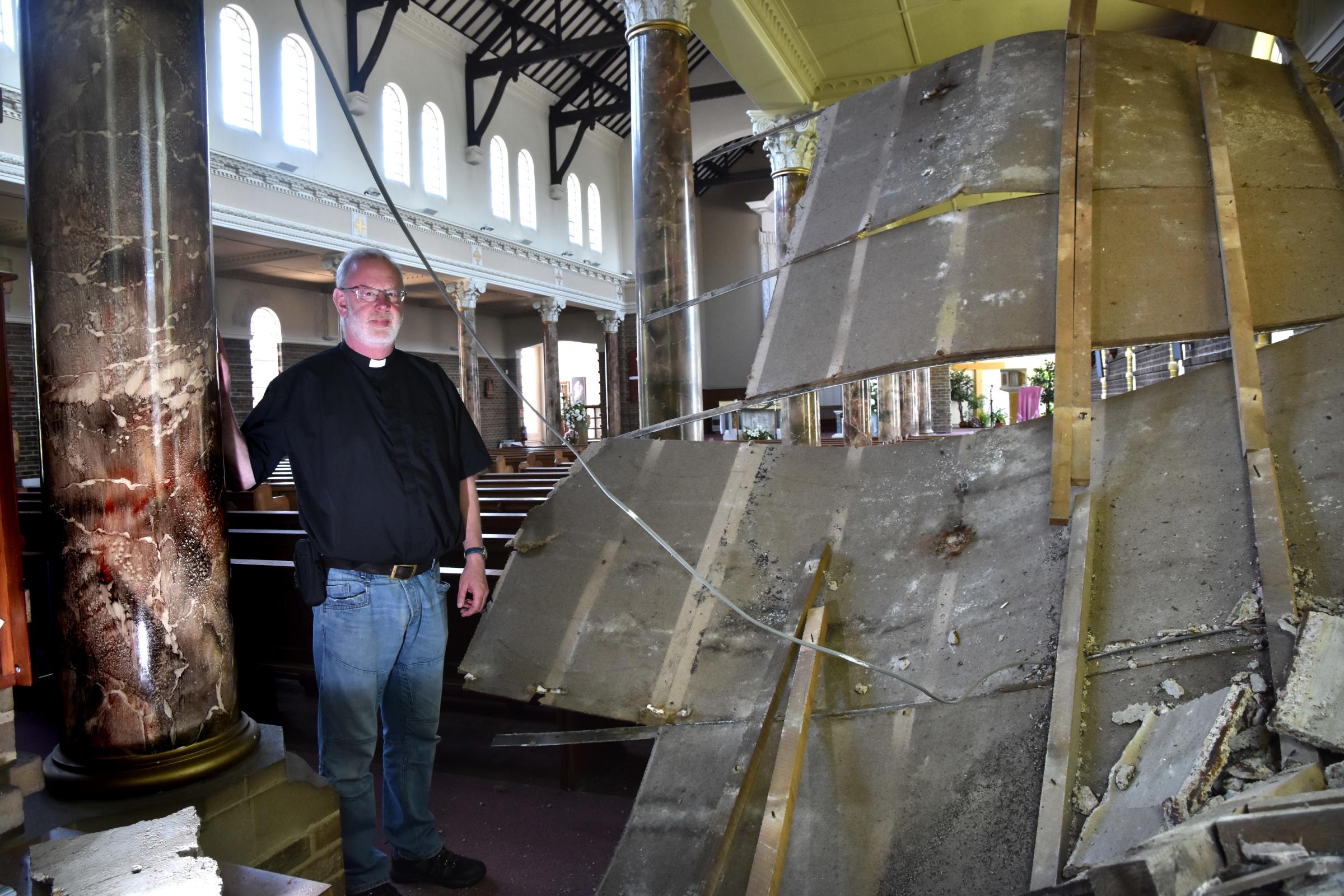 'It sounded like an earthquake' - roof collapses at Our Lady’s Catholic Church, York