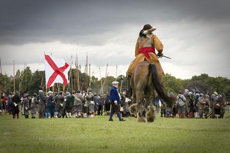 Battle of Marston Moor re-enactment at Knavesmire on August 31, 2009. Picture: Mandy Arrowsmith