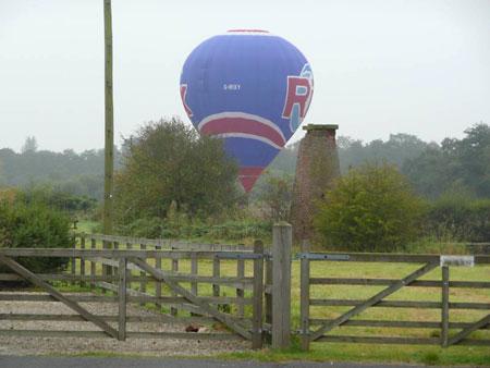 Hot air balloons taking off during the Pennine Region Balloon Association meeting. Picture: Stephen W. Moehr