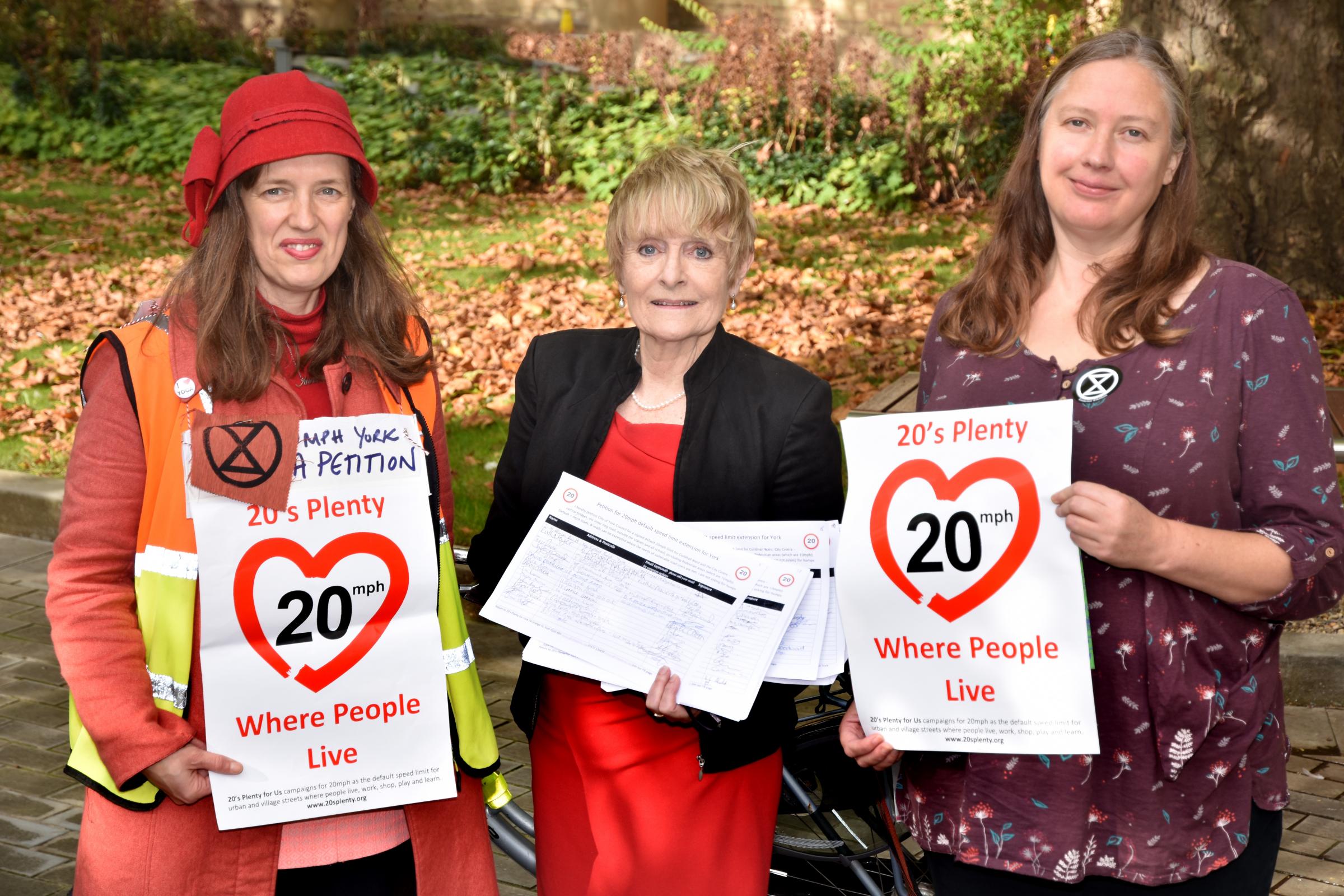 Campaigners call for York city centre 20mph speed limits