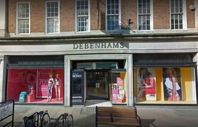 The Debenhams store in Davygate will close in December