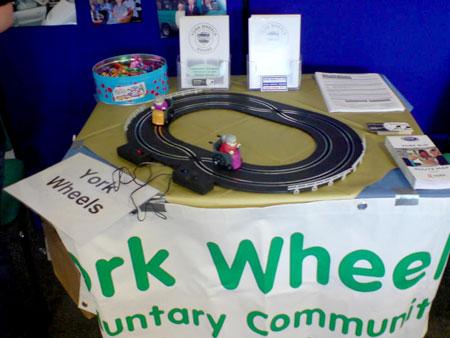 York Wheels stall at a hospital open day. Picture: Keith Chapman