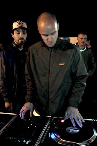 Illuminating York - DJ'ing the music. Picture: James Thompson