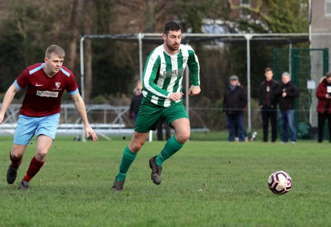 Gary Newton, whose opener set Wigginton on their way to a 2-0 win over Strensall Tigers. Picture: Mark Crow