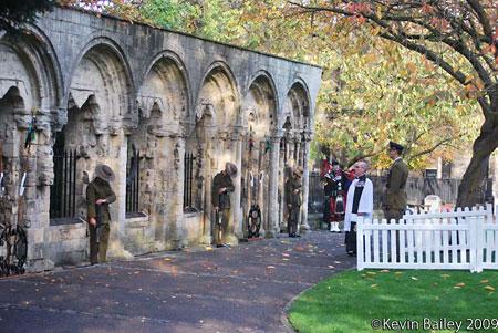 Remembrance Service at in York Minster Gardens. Picture: Kevin Bailey