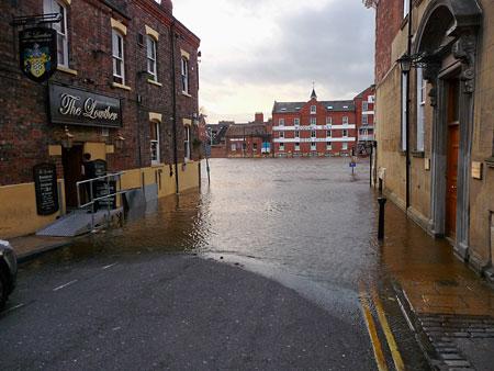 Flooding on River Ouse in York. Picture: Nick Fletcher