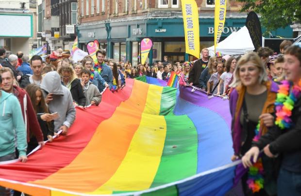 York Press: A previous York Pride parade