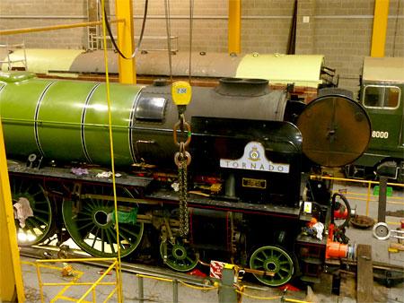 Tornado at the National Railway Museum. Picture: Nick Fletcher