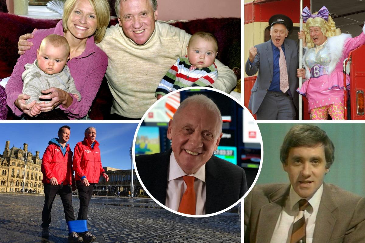 Our photos show former BBC presenter Harry Gration over the years. Harry has died suddenly aged 71