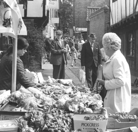 The picture of York Market appeared in the Evening Press on the 4th August 1972.
