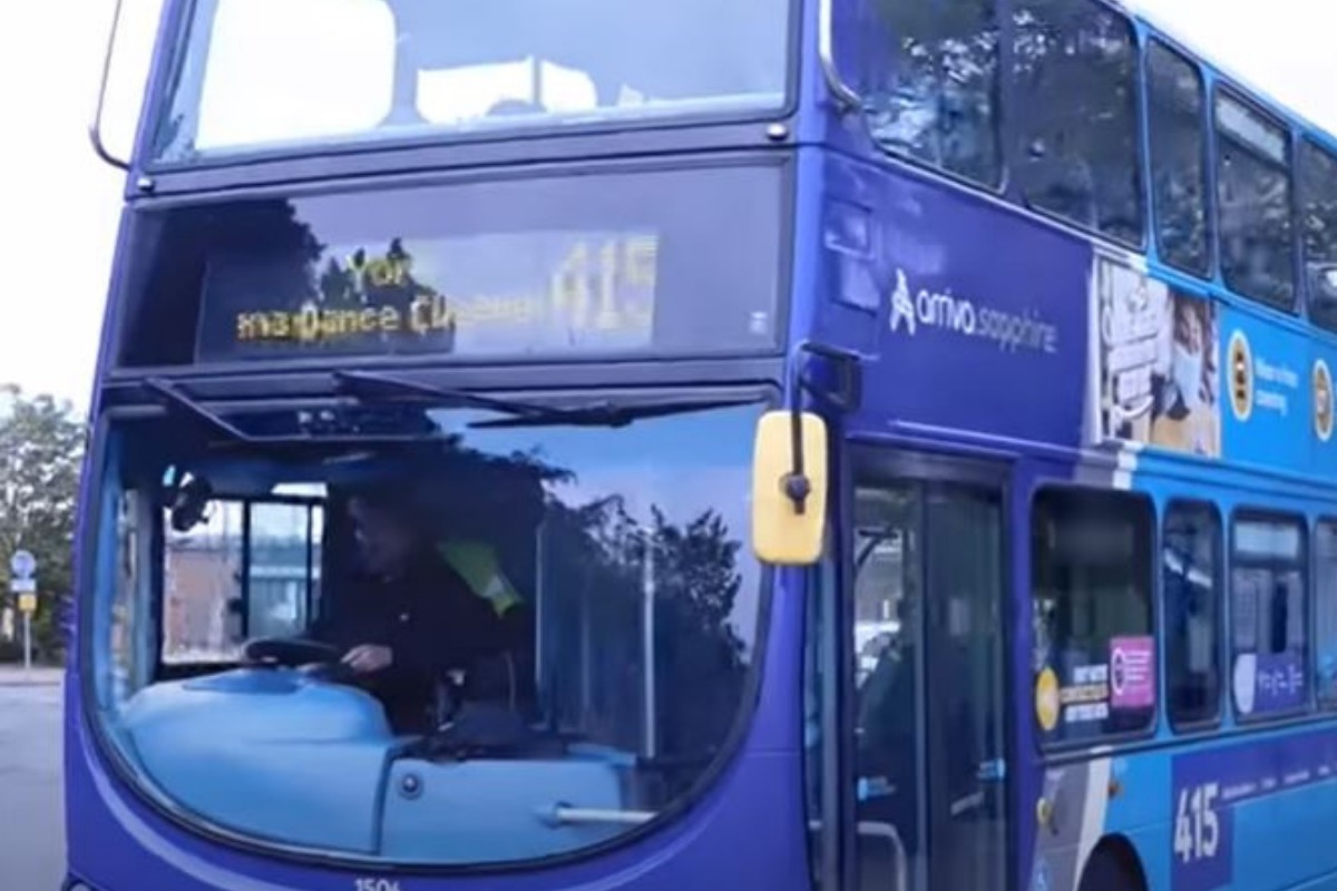 Bus drivers on the Aviva 415 York to Selby route take part in the Jerusalema global video dance challenge