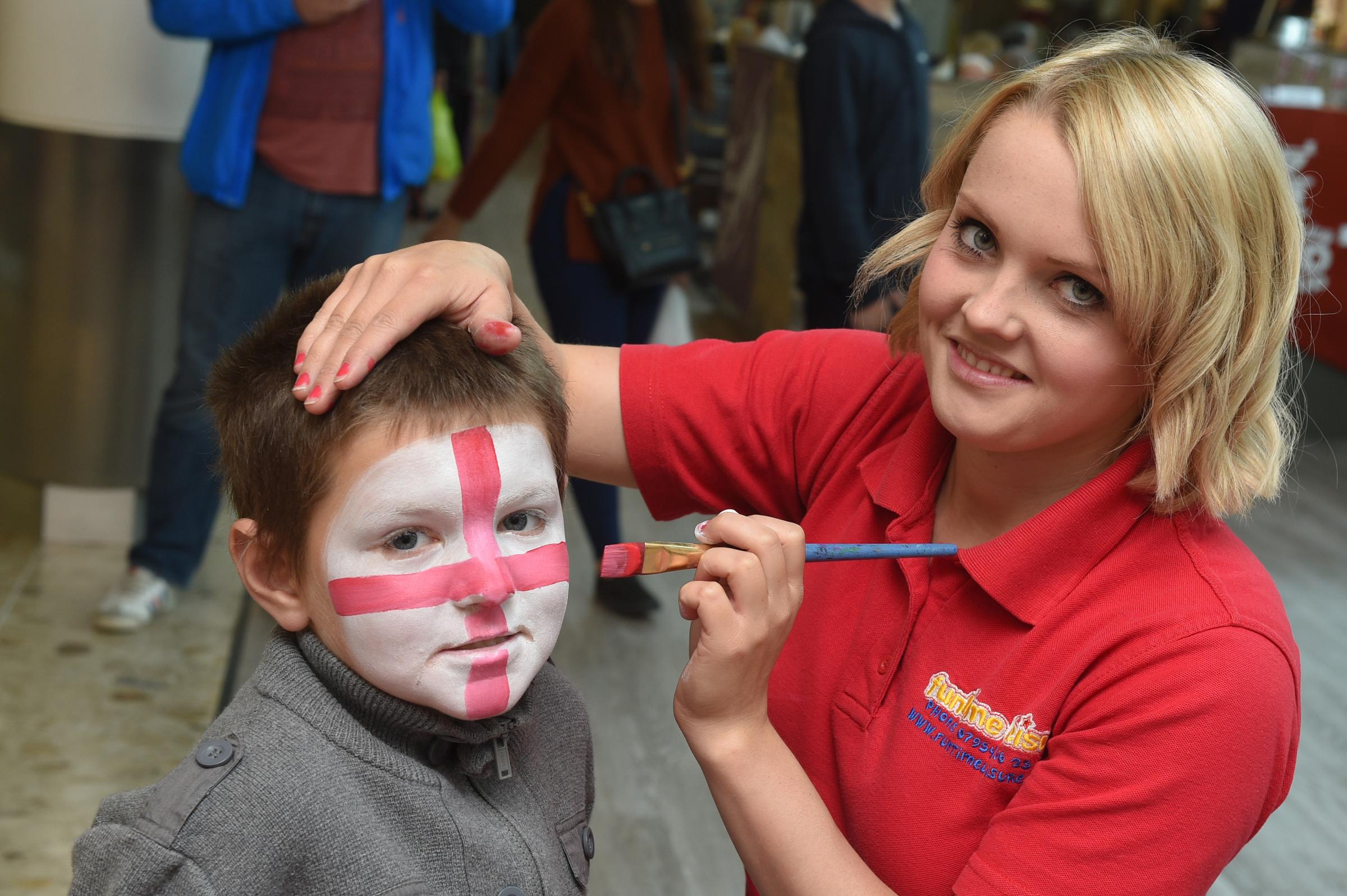Getting your face painted? Send us a photo!