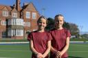 Malton twins Kate and Lucy Barker who have played in representative hockey sides for England and the North East.