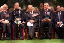 WE ARE AMUSED: The Duke of Edinburgh enjoys a lighter moment at the Kohima Veterans memorial service at York Minster in July 2000 Picture: Nigel Holland