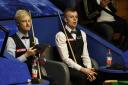 Neil Robertson and Ashley Hugill in their seats at The Crucible during the World Snooker Championship. Picture: Richard Sellers/PA Wire
