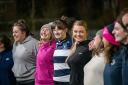 Members of Pocklington's new women's team were all smiles at a recent training session.