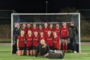 City of York Hockey Under 16 Girls celebrate reaching the national finals for the second time this year.