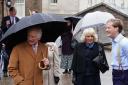 King Charles III, Camilla, Queen Consort, and Tom Naylor-Leyland, in Malton today