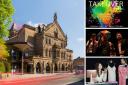 The York Theatre Royal, left, and, right, images from students bproductions that will be held there during TakeOver Festival