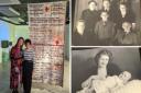 Artist Laura Fisher with Michelle Green and the blanket, The Last photo of the Schwarzs together in 1938, Lili with Michelle at 4.5 months