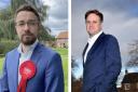 Luke Charters, left, Labour's candidate for York Outer and Julian Sturdy, the sitting Conservative MP