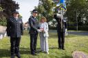 A ceremony was held at the Village Green in Old Malton, in honour of Sgt David Winter
