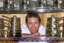 2002 - Celebrity TV Chef James Martin at Fenwicks store in York
