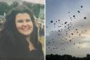 A balloon release was held in memory of Leah Bedford whose body was recovered from the River Ouse in York