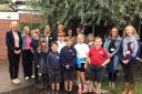 The opening of the sensory garden at Copmanthorpe Primary School in York
