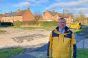 Cllr Andrew Waller in Dijon Avenue in York where a row has blown up over Westfield ward funding