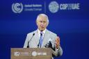 King Charles III makes his opening address at the World Climate Action Summit at Cop28 in Dubai, calling on world leaders and climate delegates for 