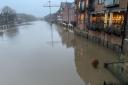 Flooding at Queen's Staith this morning (December 8)