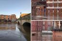The flooded River Ouse in York on Monday, December 11