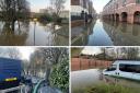 York has experienced flooding following Storm Elin and Fergus
