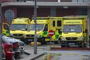 Ambulances outside York Hospital