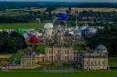 Balloons over Castle Howard during the Yorkshire Balloon Fiesta in 2023