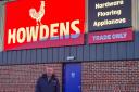 Canalside Developments Director, Jonathan Lupton, pictured outside the Howdens premises.